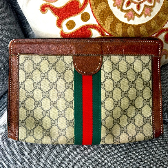Gucci Anniversary Collection Toiletry Clutch Pouch - Picture 1 of 10